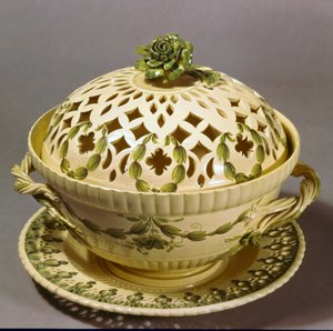 Skål, Leeds, ca. 1770 (flødevare) af English School